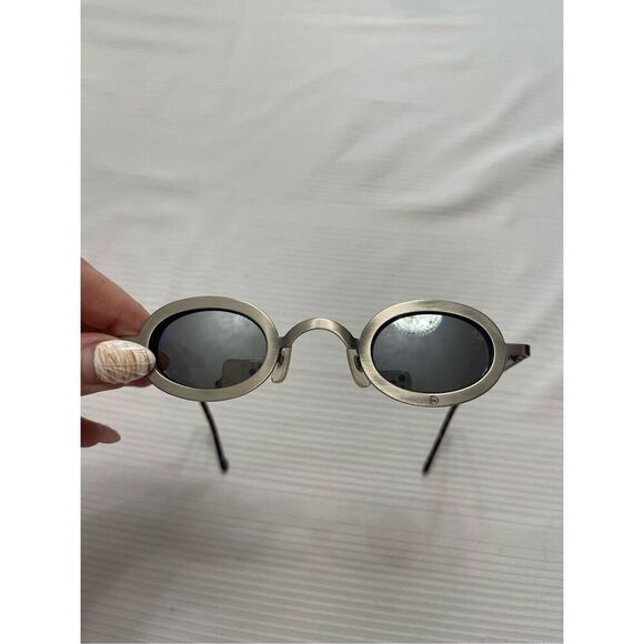Hiromichi Nakano Oval Vintage Designer Sunglasses HN-307 37 31 140 Rare main image 13